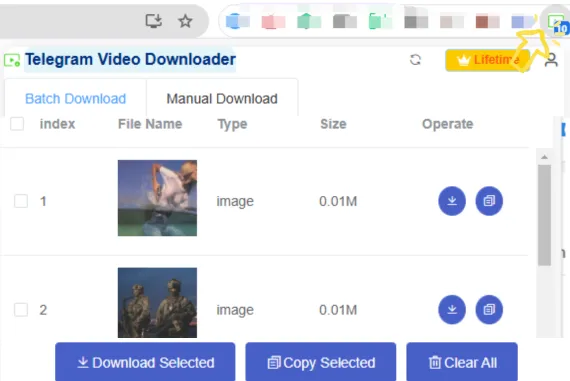 VideoTG on Telegram Web K